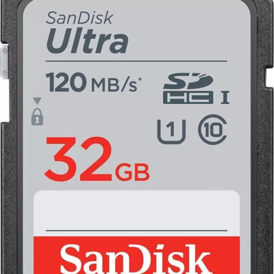 SanDisk Ultra 32 GB SDHC UHS-I Card Class 10 120 Mbps Memory Card