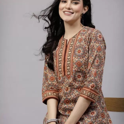 Casual Regular Sleeves Printed Women Top